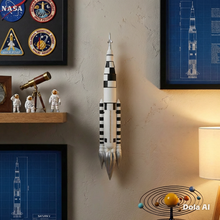 Load image into Gallery viewer, Apollo Rocket Wall Hanging