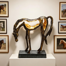 Load image into Gallery viewer, Grazing Horse Statue