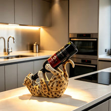 Load image into Gallery viewer, Leo - Leopard Wine Bottle Holder