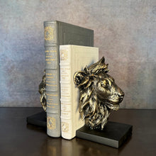 Load image into Gallery viewer, Lion Head Bookends