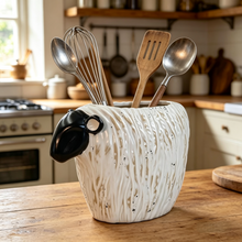 Load image into Gallery viewer, Stoneware Sheep Vase - Large
