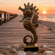Load image into Gallery viewer, Bronze Seahorse