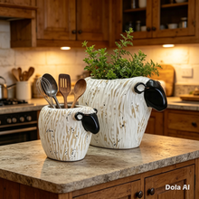 Load image into Gallery viewer, Stoneware Lamb Vase - Small