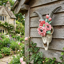 Load image into Gallery viewer, Goat Skull with Flowers