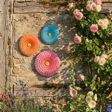 Load image into Gallery viewer, Flower Wall Plates (Set of 3)