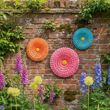 Load image into Gallery viewer, Flower Wall Plates (Set of 3)