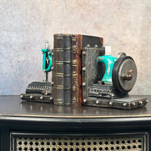 Load image into Gallery viewer, Vintage Sewing Machine Bookends