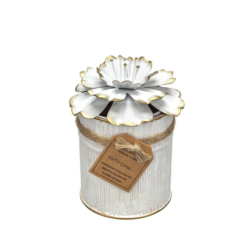 Spice Tin Candle - White Hibiscus