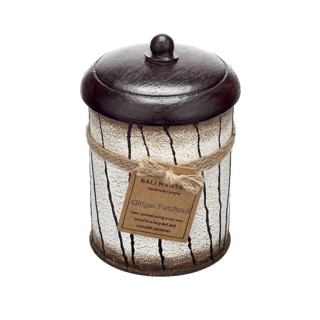Striped Spice Tin Candle