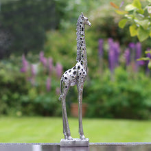 Load image into Gallery viewer, 'Gerald' Silver Giraffe Sculpture