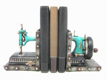 Load image into Gallery viewer, Vintage Sewing Machine Bookends