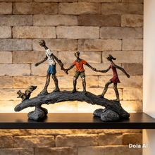 Load image into Gallery viewer, Children on a Bridge