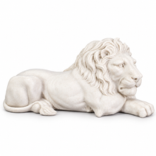 Load image into Gallery viewer, Caesar - White Lion Statue