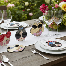 Load image into Gallery viewer, Girlie Coaster Set