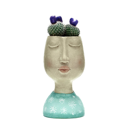 Head Planter Green