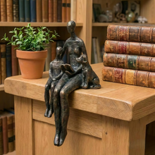 Load image into Gallery viewer, Mother Reading with Dog &amp; Child