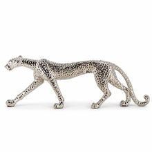 Load image into Gallery viewer, Pewter Graceful Leopard Figurine