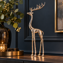 Load image into Gallery viewer, Dalia Pewter Deer Figurine - Medium