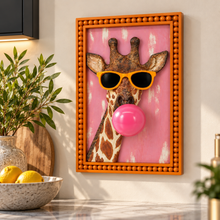Load image into Gallery viewer, Giraffe Balloon Wall Art
