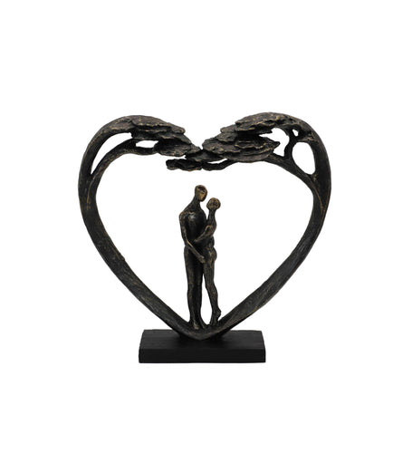 Standing Couple In Heart Tree