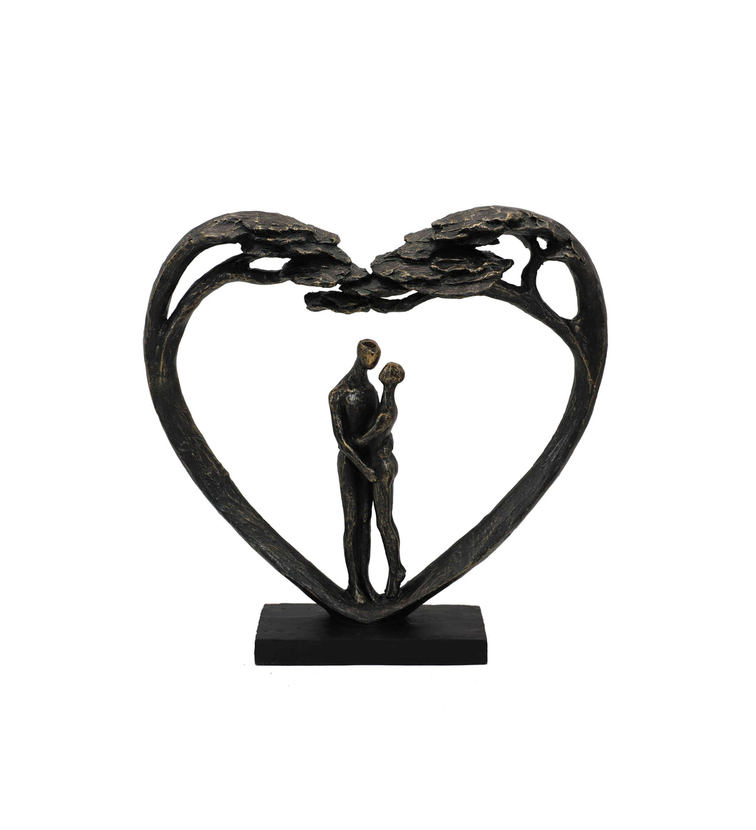 Standing Couple In Heart Tree