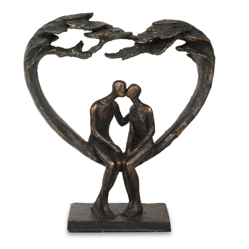 Sitting Couple Under Heart Tree