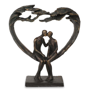 Sitting Couple Under Heart Tree