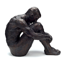 Load image into Gallery viewer, Large Sitting Man Bronze