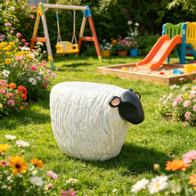 Load image into Gallery viewer, Large Sheep Footstool
