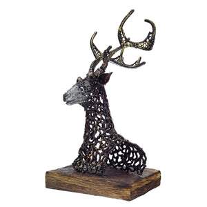 Urban Steel Deer Head - Stand