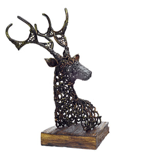 Urban Steel Deer Head - Stand