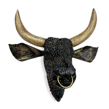 Load image into Gallery viewer, Urban Steel Bulls Head Wall Hanging