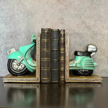 Load image into Gallery viewer, Vintage Scooter Bookends