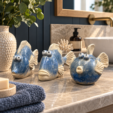 Load image into Gallery viewer, Fin, Gil &amp; Chip - The Shoal Mates Fish Figures