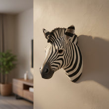 Load image into Gallery viewer, Zebra Head Wall Hanging