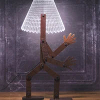 Load image into Gallery viewer, Stick Man Table Lamp (LED/USB)