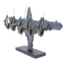 Load image into Gallery viewer, Five Climbers on Rockface
