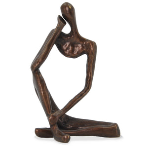 Solid Bronze - Abstract Thinking Man