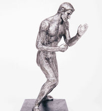 Load image into Gallery viewer, Silver Strong-men Bookends