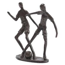 Load image into Gallery viewer, Solid Bronze - Two Footballers