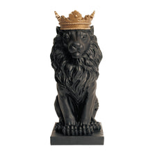 Load image into Gallery viewer, Black Lion Gold Crown