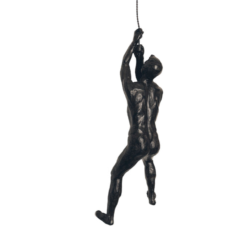 Rock Climbing Man - Bronze