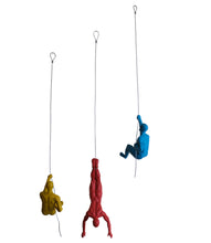 Load image into Gallery viewer, Coloured Climbing Men Trio (Set of 3)