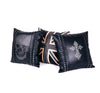 Rhinestone Cross Faux Leather Cushion
