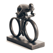 Load image into Gallery viewer, Large Bronze Colour Cyclist