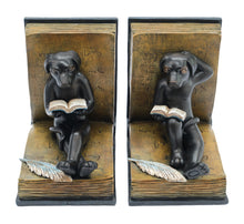 Load image into Gallery viewer, Dog Reading Bookends