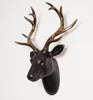 Black and Gold Stag Head