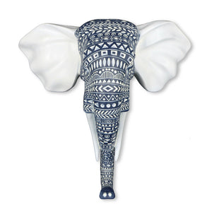 Elephant Head Aztec Patterned