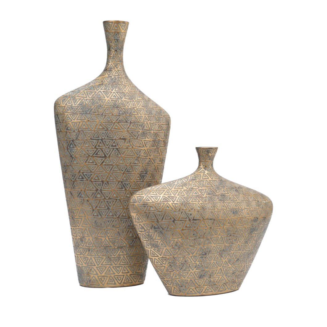 Tall Egyptian Style Vase