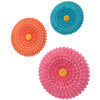 Flower Wall Plates (Set of 3)